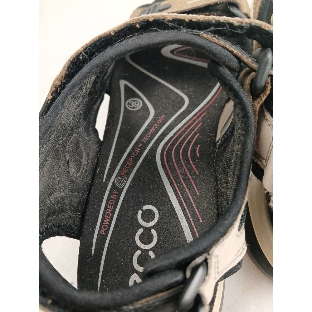 ECCO Yucatan Offroad Sandals mens 39 EUR US 8.5 Black Sport Hiking Water